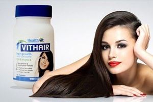 Picture of HealthVit VITHAIR Hair growth with Coenzyme Q10 and Vitamin E 60 Tablets 