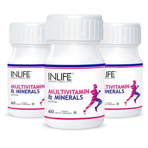 Picture of INLIFE Multivitamin & Minerals Tablets(3-Pack)