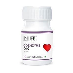 Picture of INLIFE Coenzyme Q10, 100mg 30 Chewable Tabs Fertility Supplement For Male Female
