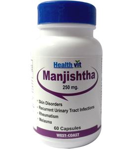 Picture of Healthvit Manjishtha 250mg 60 Capsules