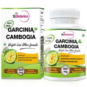 Picture of StBotanica Garcinia Cambogia For Weight Loss - 60% HCA 800mg Extract - 90 Veg Caps