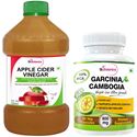 Picture of StBotanica Apple Cider Vinegar - 500ml + Garcinia Cambogia 60% Hca 800mg - 90 Veg Caps