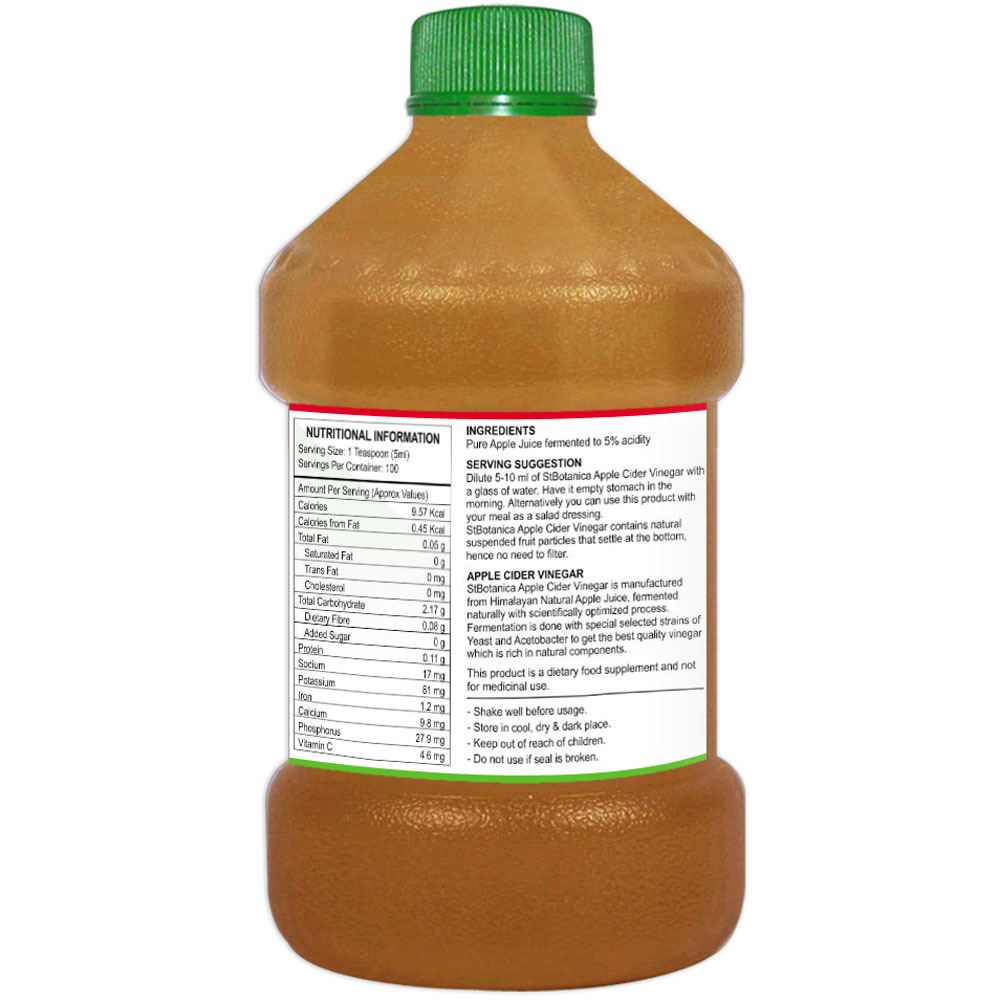 StBotanica Apple Cider Vinegar - 500ml + Garcinia Cambogia ...