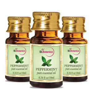 Picture of StBotanica Peppermint Pure Aroma Essential Oil, 10ml - 3 Bottles