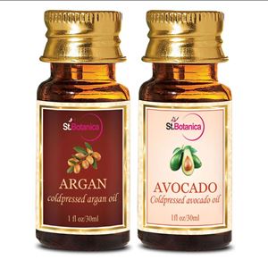 Picture of StBotanica Argan Carrier Oil + Avocado Carrier Oil, 30ml Each