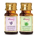 Picture of StBotanica Lavender + Lemongrass Pure Essential Oil (10ml Each)