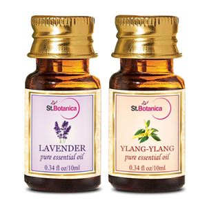 Picture of StBotanica Lavender + Ylang-Ylang Pure Essential Oil (10ml Each)