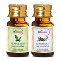Picture of StBotanica Rosemary + Peppermint Pure Essential Oil (10ml Each)