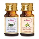 Picture of StBotanica Rosemary + Ylang-Ylang Pure Essential Oil (10ml Each)