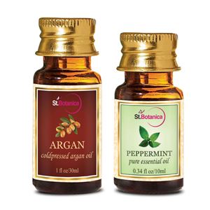 Picture of StBotanica Argan Oil (30ml) + Peppermint Pure Essential Oil (10ml)