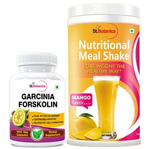 Picture of StBotanica Garcinia Forskolin 500mg Extract + Nutritional Meal Replacement Shake