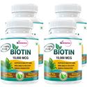Picture of StBotanica Biotin For Healthy Hair, Skin & Nail Care - 10,000 MCG - 60 Veg Caps - Buy 2 Get 2 Free + Extra 25% Off