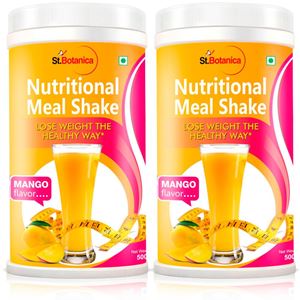 Picture of StBotanica Nutritional Meal Replacement Shake for Weight Loss, Mango - 500g (Pack Of 2)
