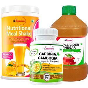 Picture of StBotanica Nutritional Meal Shake - Mango + Apple Cider Vinegar + Garcinia Cambogia 800mg 90 Caps 