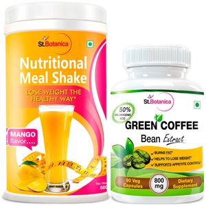 Picture of StBotanica Nutritional Meal Replacement Shake - Mango + Green Coffee Bean Extract 90 Caps