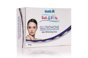 Picture of Healthvit Bath & Body Glutathione Skin Whitening Soap 75g