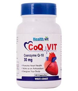 Picture of Healthvit Co-Qvit CO-Q 10 Enzyme 30 mg 60 capsules