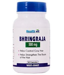 Picture of Healthvit Bhringraja 500mg Extract 60 Capsules
