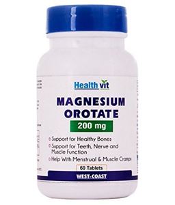Picture of Healthvit Magnesium Orotate 200 Mg 60 Tablets