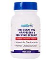 Picture of Healthvit Resveratol Grapeseed & Red Wine Extract 60 Capsules