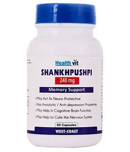 Picture of Healthvit Shankhpushpi 240 Mg 60 Capsules