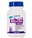 Picture of HealthVit Biotin 10,000mcg Maximum Strength 60 Capsules For Hair, Skin & Nails