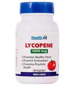 Picture of Healthvit Lycopene 10000 Mcg 60 Capsules