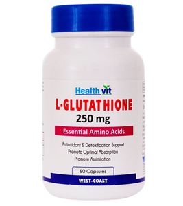 Picture of Healthvit L-Glutathione 250 mg 60 Capsules