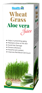 Picture of Healthvit Wheat Grass Aloevera Juice  (500 ml)