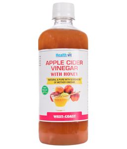 Picture of Healthvit Apple Cider With Honey Natural & Pure With Goodness Of Mother Vinegar 500ml