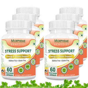 Picture of Morpheme Stress Support - 600mg Extract - 60 Veg Caps - 6 Bottles