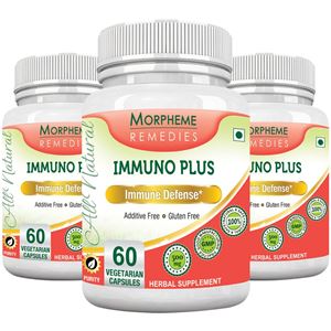 Picture of Morpheme Immuno Plus 500mg Extract 60 Veg Caps - 3 Bottles