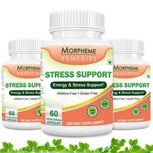 Picture of Morpheme Stress Support - 600mg Extract - 60 Veg Caps - 3 Bottles