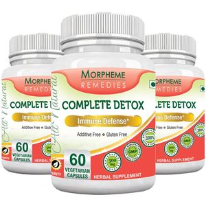 Picture of Morpheme Complete Detox 500mg Extract 60 Veg Caps - 3 Bottles