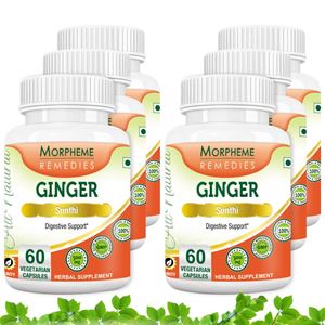 Picture of Morpheme Ginger Caps - 500mg Extract - 60 Veg Caps - 6 Bottles