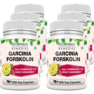 Picture of Morpheme Garcinia Forskolin 500mg Extract 60 Veg Caps - 6 Bottles