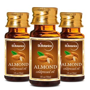 Picture of St.Botanica Almond Pure Coldpressed Carrier Oil, 30ml - 3 Bottles