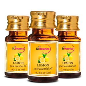 Picture of St.Botanica Lemon Pure Aroma Essential Oil, 10ml - 3 Bottles