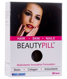 Picture of West Coast BeautyPill Biotin + Collagen Innovation Multivitamin  30 Tablets