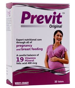Picture of West Coast Previt Original Pregnancy Care 30 Tablets