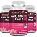 Picture of MuscleXP Hair, Skin & Nails Complete MultiVitamin with Biotin - 60 Tablets (Pack of 3)