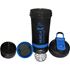 Picture of MuscleXP AdvancedStak Protein Shaker for Professionals (Black & Blue) with Steel Ball - Design 6