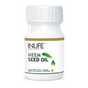 Picture of INLIFE Neem Seed Oil Supplement, 500mg (60 Vegetarian Capsules)