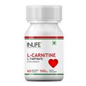 Picture of INLIFE L-Carnitine L-Tartrate, 500mg (60 Vegetarian Capsules)