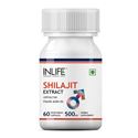 Picture of INLIFE Shilajit Extract, 500mg (60 Vegetarian Capsules) For Stamina and Vitality