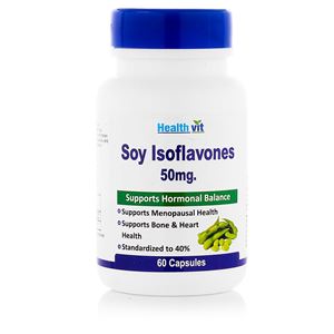 Picture of Healthvit Soy Isoflavones Extract  50MG 60 Capsules